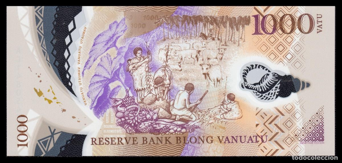 Billetes extranjeros: Vanuatu 1.000 Vatu 2014 Pick 13b - Foto 3