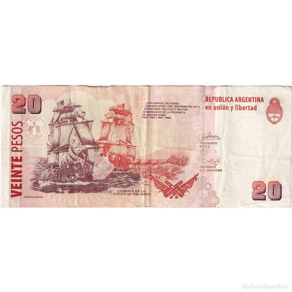 Billetes extranjeros: [#1515048] Argentina, 20 Pesos, BC+ - Foto 2