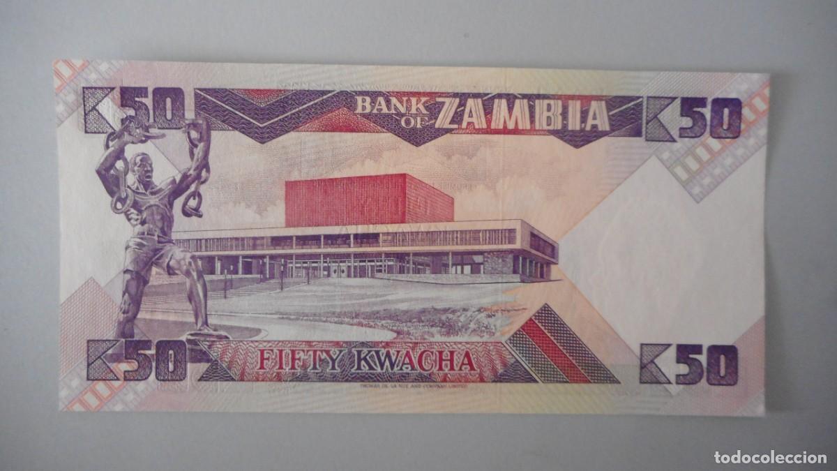 Billetes extranjeros: ZAMBIA 50 KWACHA / PLANCHA - Foto 2