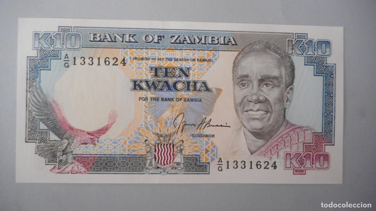 Billetes extranjeros: ZAMBIA 10 KWACHA / PLANCHA - Foto 1