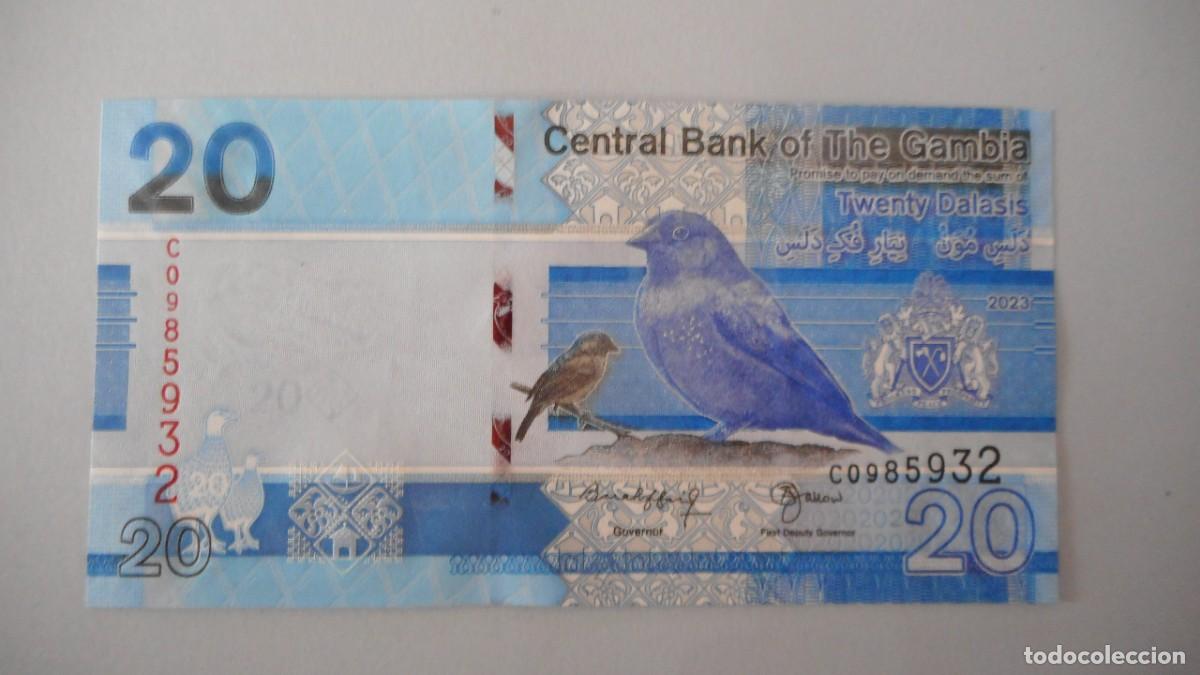 Billetes extranjeros: GAMBIA 20 DALASIS / PLANCHA - Foto 1