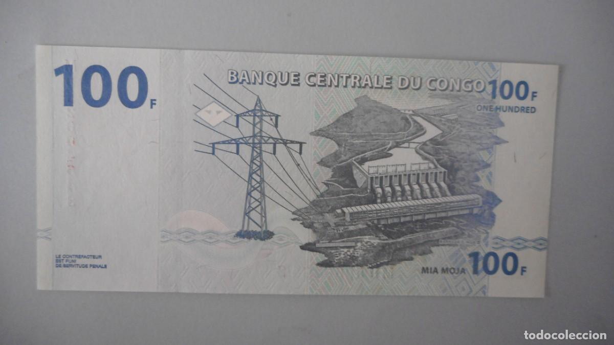 Billetes extranjeros: CONGO 100 FRANCOS / PLANCHA - Foto 2
