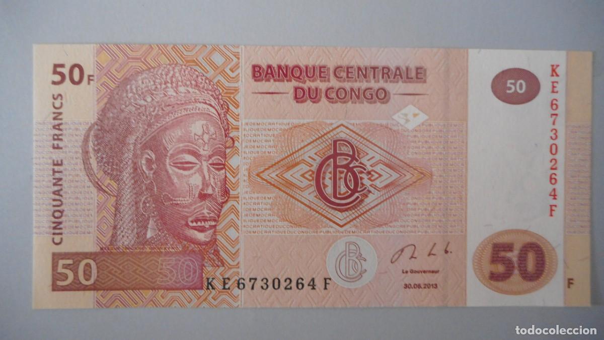 Billetes extranjeros: CONGO 50 FRANCOS / PLANCHA - Foto 1
