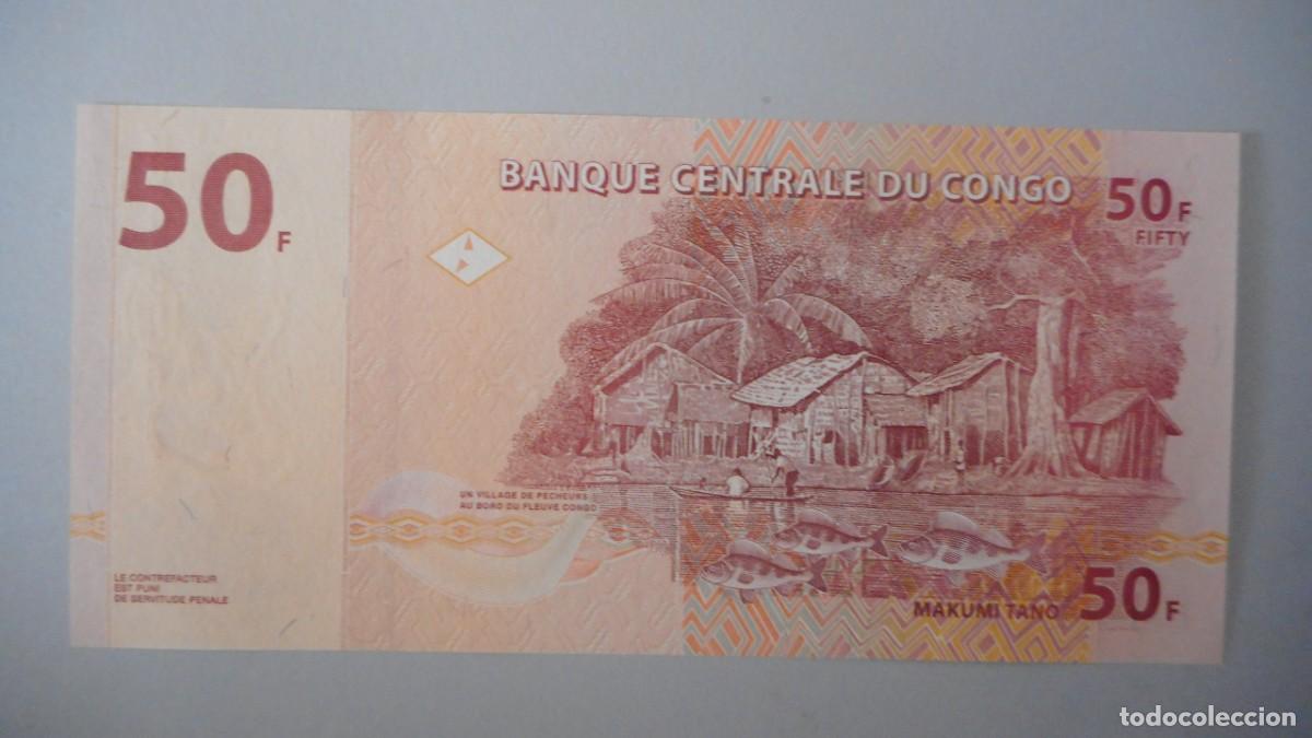 Billetes extranjeros: CONGO 50 FRANCOS / PLANCHA - Foto 2