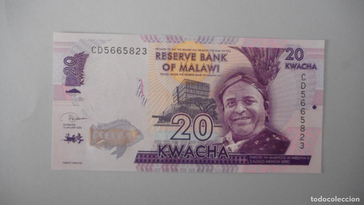 Billetes extranjeros: MALAWI 20 KWACHA / PLANCHA - Foto 1