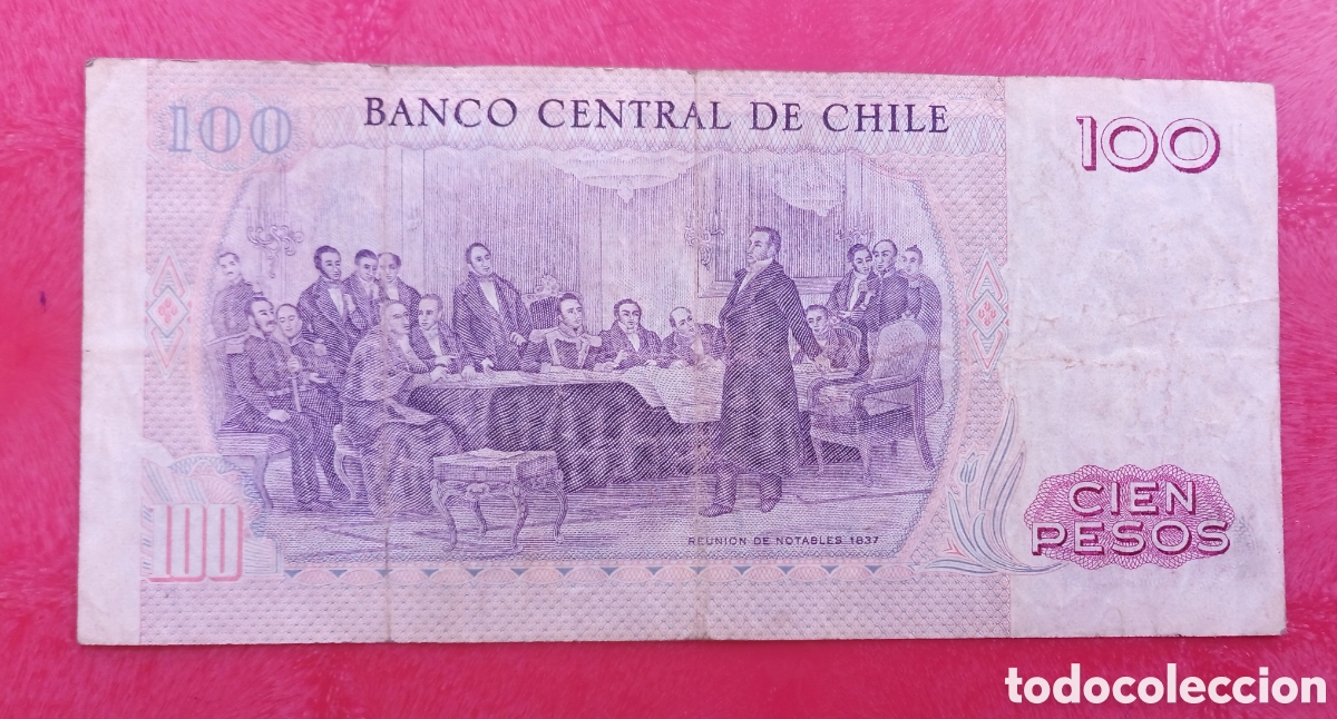 Billetes extranjeros: Chile - 100 Pesos 1983 - BA0991327 - RC - Foto 2