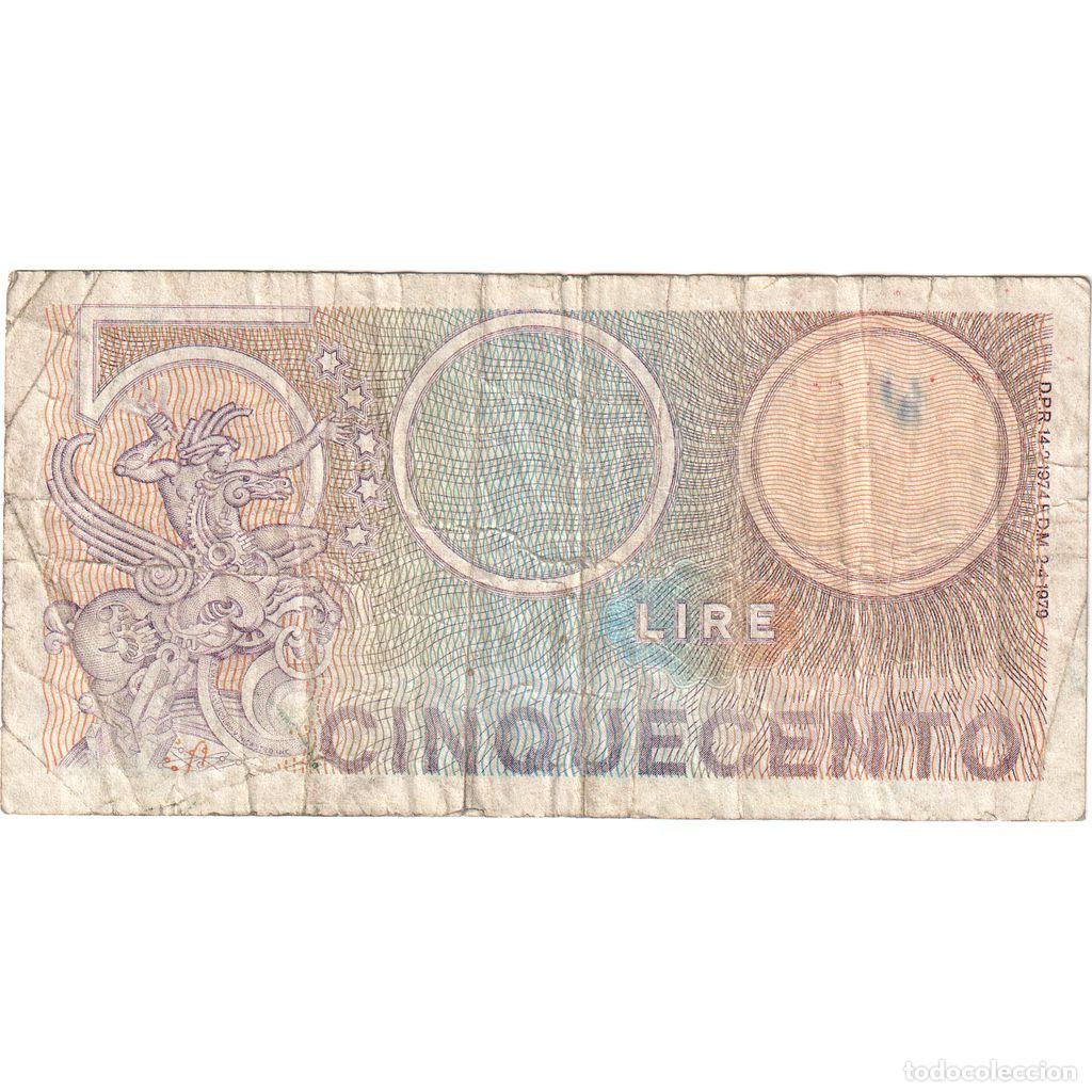 Billetes extranjeros: [#1243236] Italia, 500 Lire, BC+ - Foto 2