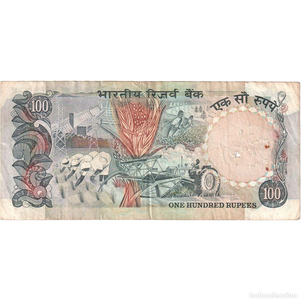 Billetes extranjeros: [#1243342] India, 100 Rupees, MBC - Foto 2