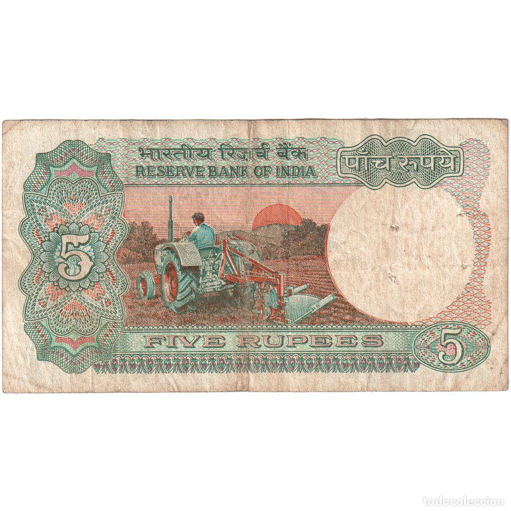Billetes extranjeros: [#1243356] India, 5 Rupees, EBC - Foto 2