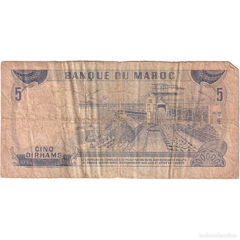 Billetes extranjeros: [#1243415] Marruecos, 5 Dirhams, 1970, BC - Foto 2