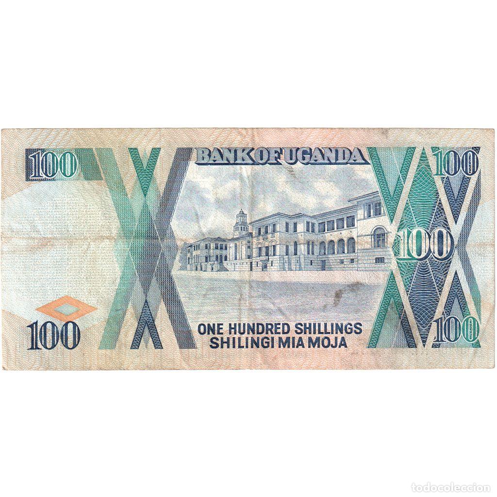 Billetes extranjeros: [#1243520] Uganda, 100 Shillings, MBC - Foto 2
