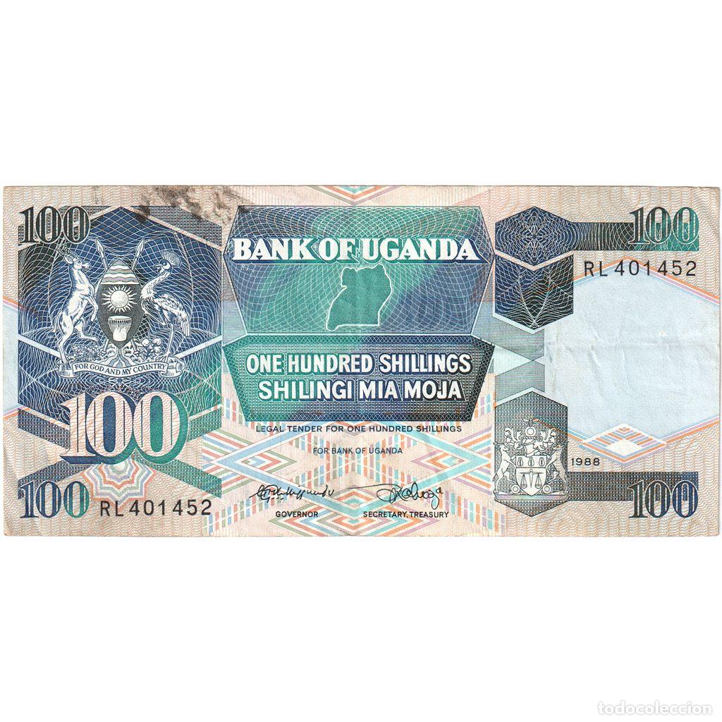 Billetes extranjeros: [#1243520] Uganda, 100 Shillings, MBC - Foto 1