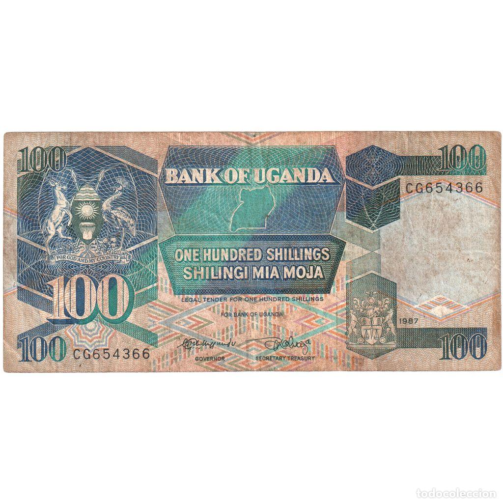Billetes extranjeros: [#1243526] Uganda, 100 Shillings, BC+ - Foto 1