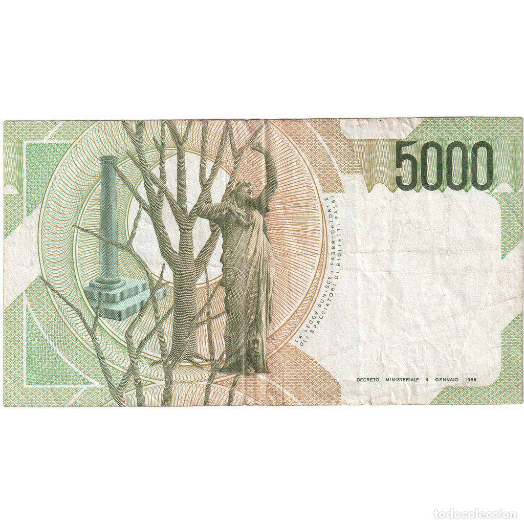 Billetes extranjeros: [#1243564] Italia, 5000 Lire, MBC - Foto 2