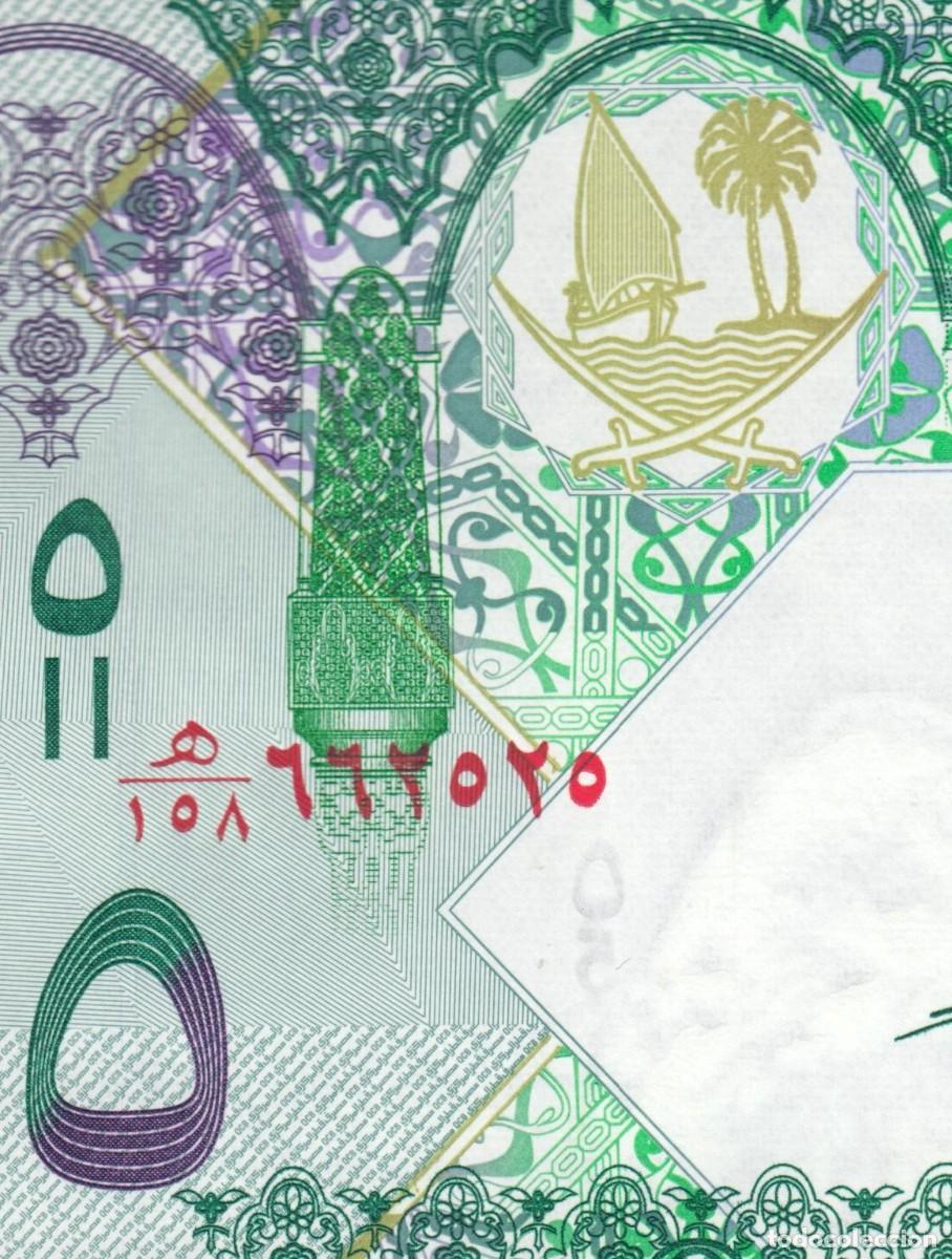 Billetes extranjeros: Qatar 5 RIyals 2008 (2015) Pick 29b SC - Foto 4