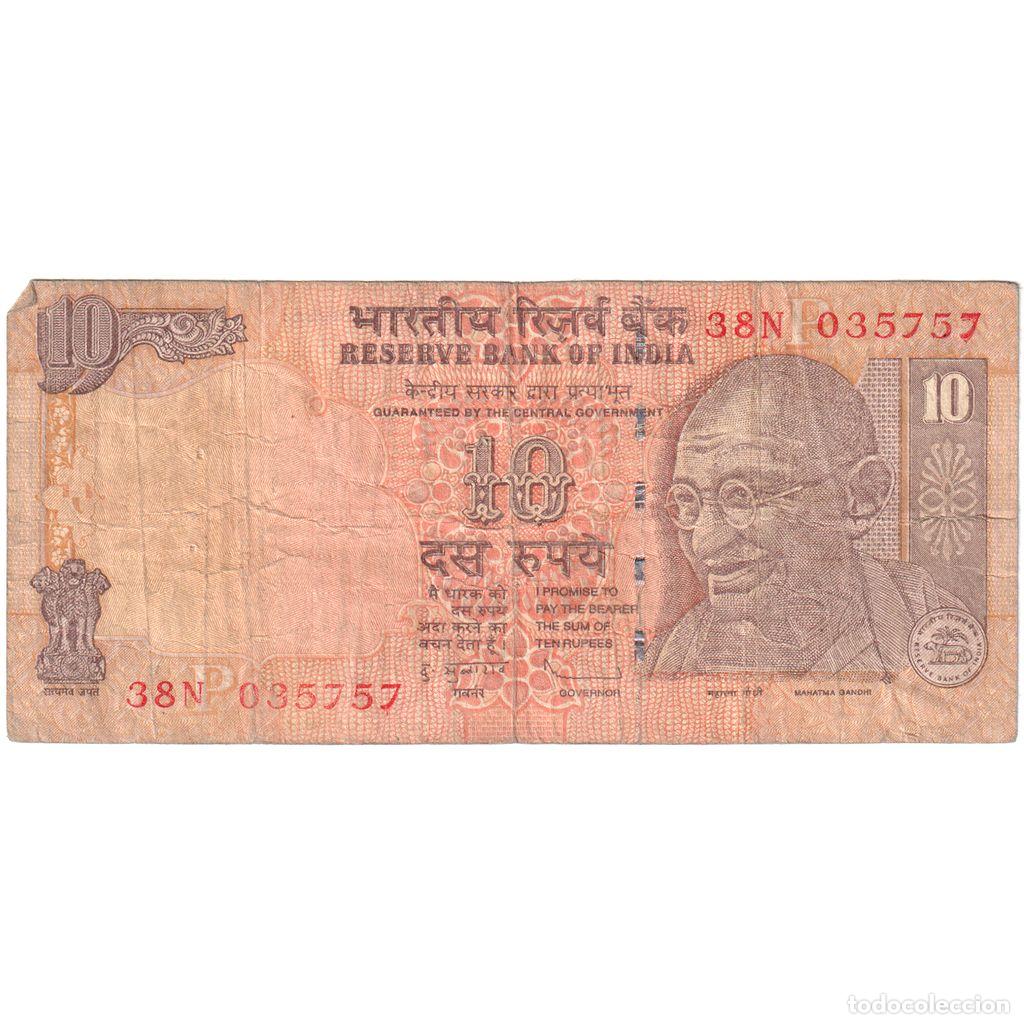 Billetes extranjeros: [#1243311] India, 10 Rupees, BC - Foto 1