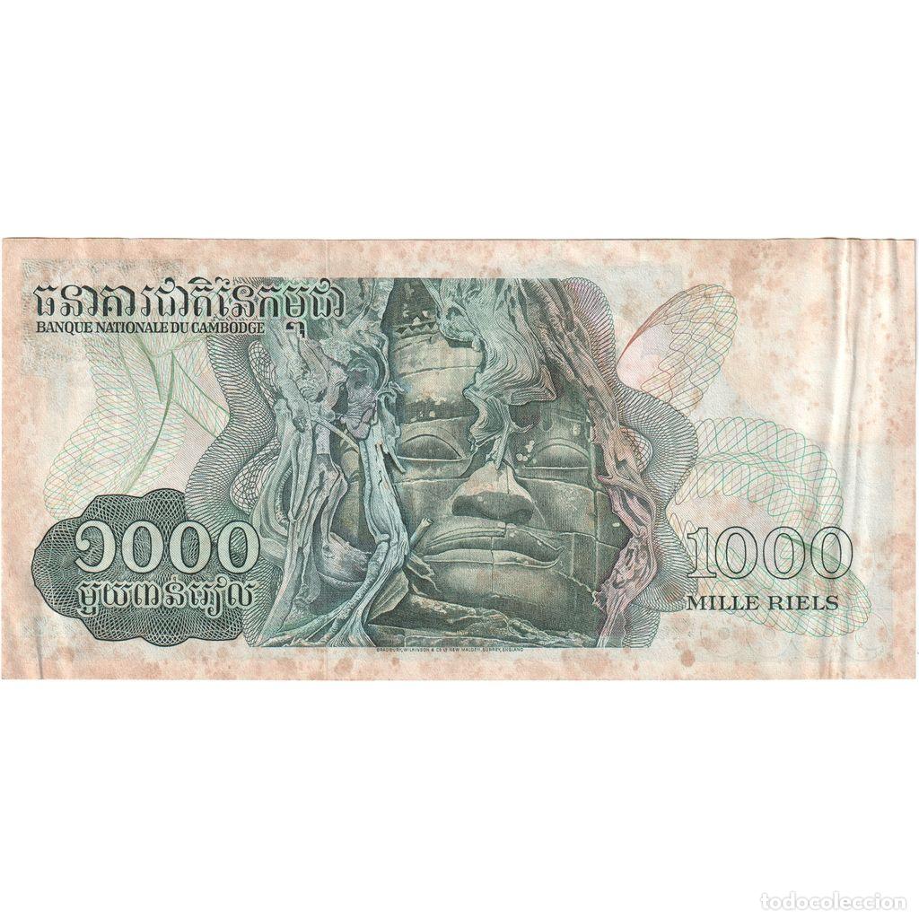 Billetes extranjeros: [#1243496] Camboya, 1000 Riels, BC+ - Foto 2