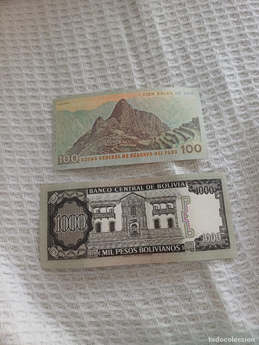 Billetes extranjeros: Lote 2 billetes bolivianos - Foto 2