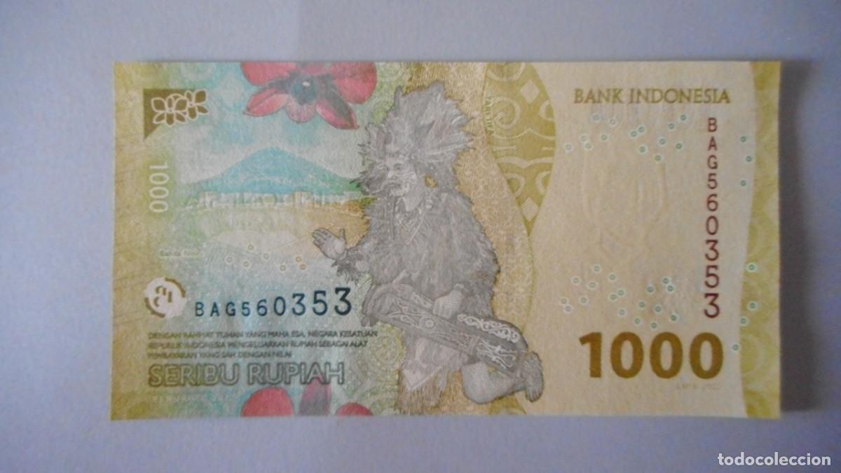 Billetes extranjeros: INDONESIA 1000 RUPIAS / PLANCHA - Foto 2