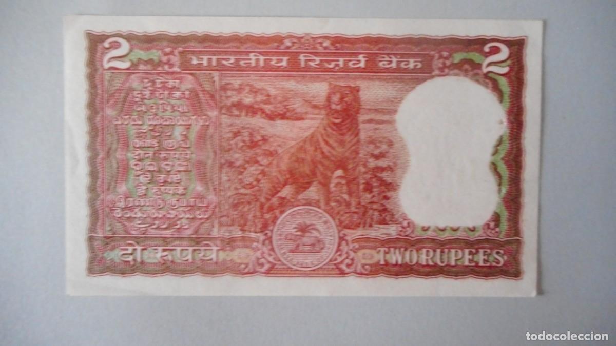 Billetes extranjeros: INDIA 2 RUPIAS / PLANCHA - Foto 2