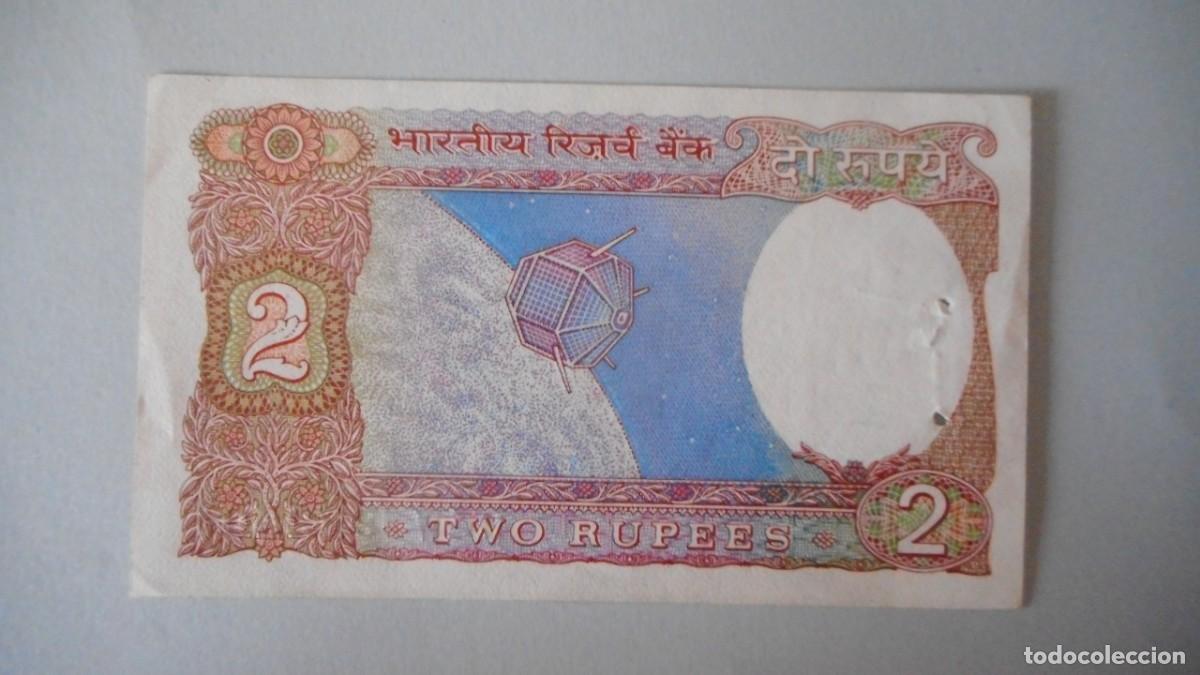 Billetes extranjeros: INDIA 2 RUPIAS / PLANCHA - Foto 2