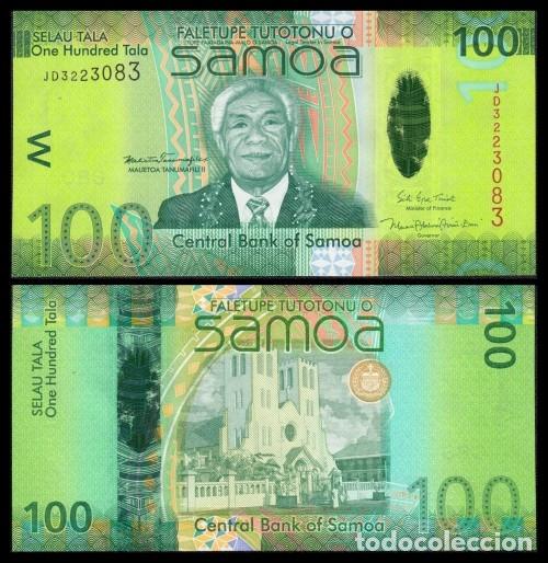 Billetes extranjeros: Samoa 100 Tala 2017 Pick 44b SC - Foto 1