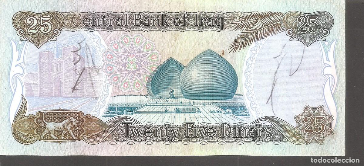 Billetes extranjeros: IRAQ/IRAK 25 DINARS 1986 - Foto 2