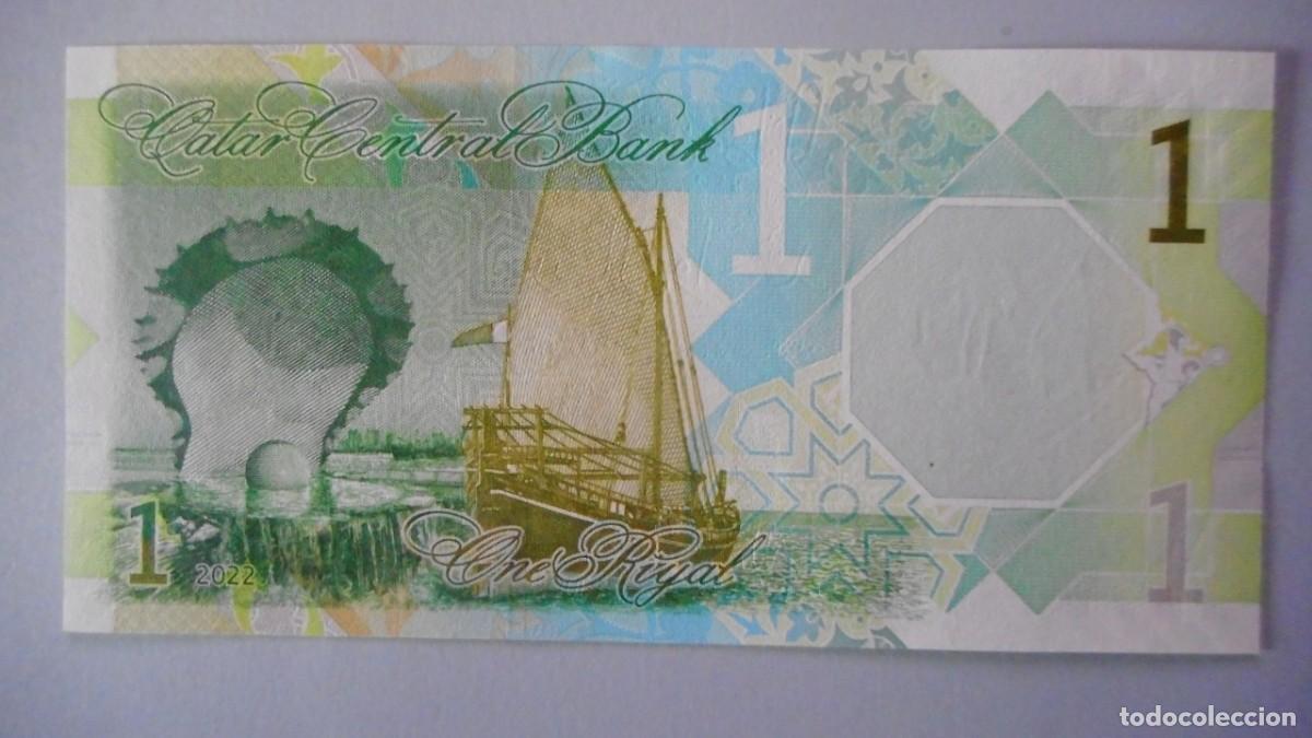 Billetes extranjeros: QATAR 1 RIYAL / PLANCHA - Foto 2