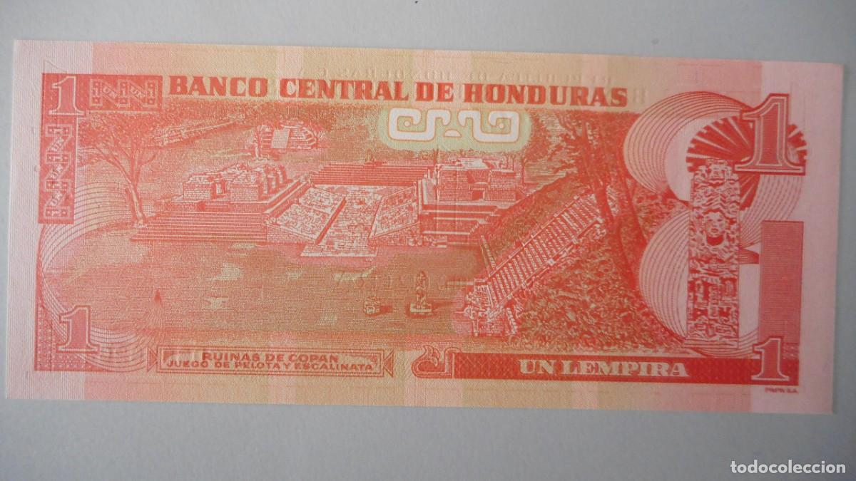 Billetes extranjeros: HONDURAS 1 LEMPIRA / PLANCHA - Foto 2
