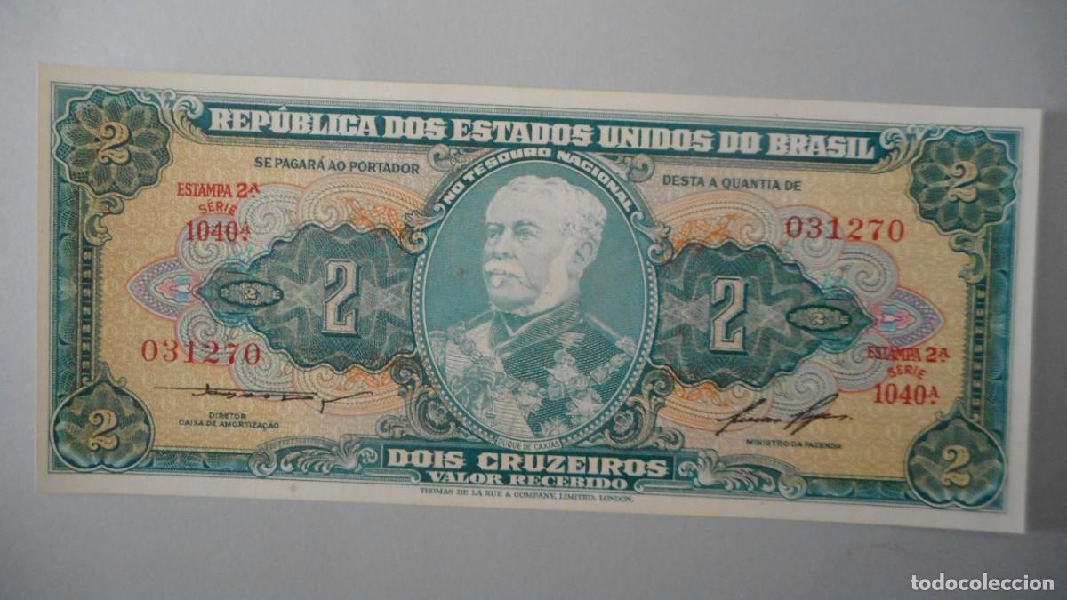 Billetes extranjeros: BRASIL 2 CRUZEIROS / PLANCHA - Foto 1
