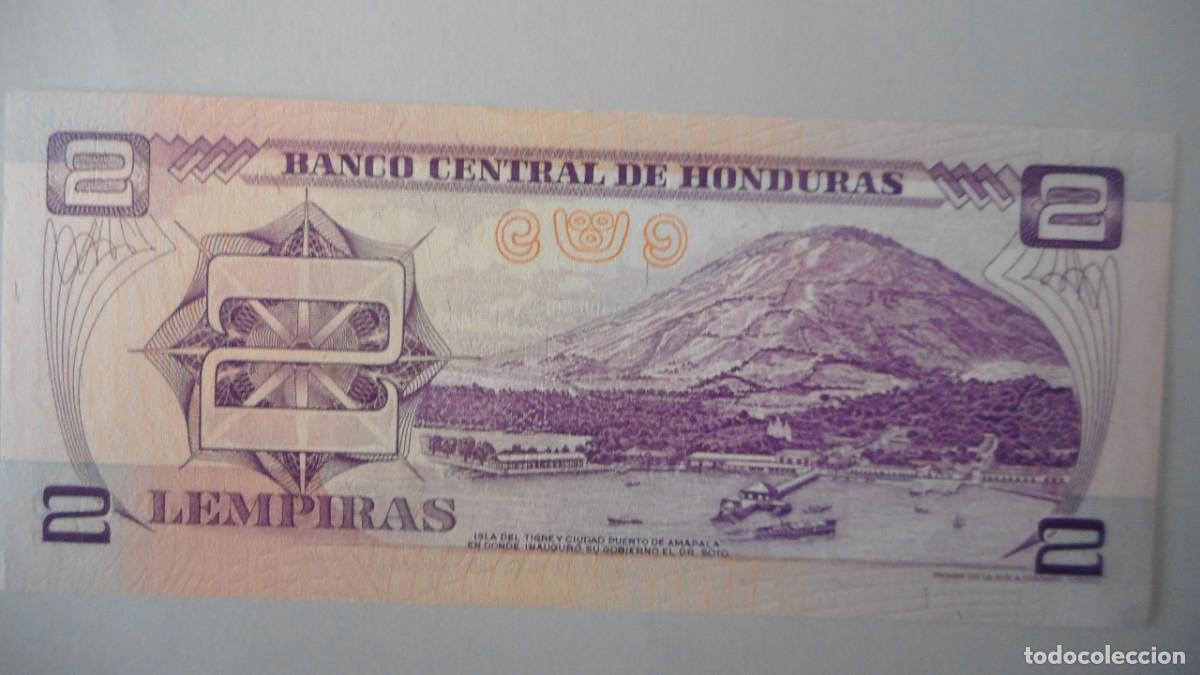 Billetes extranjeros: HONDURAS 2 LEMPIRAS/ PLANCHA - Foto 2