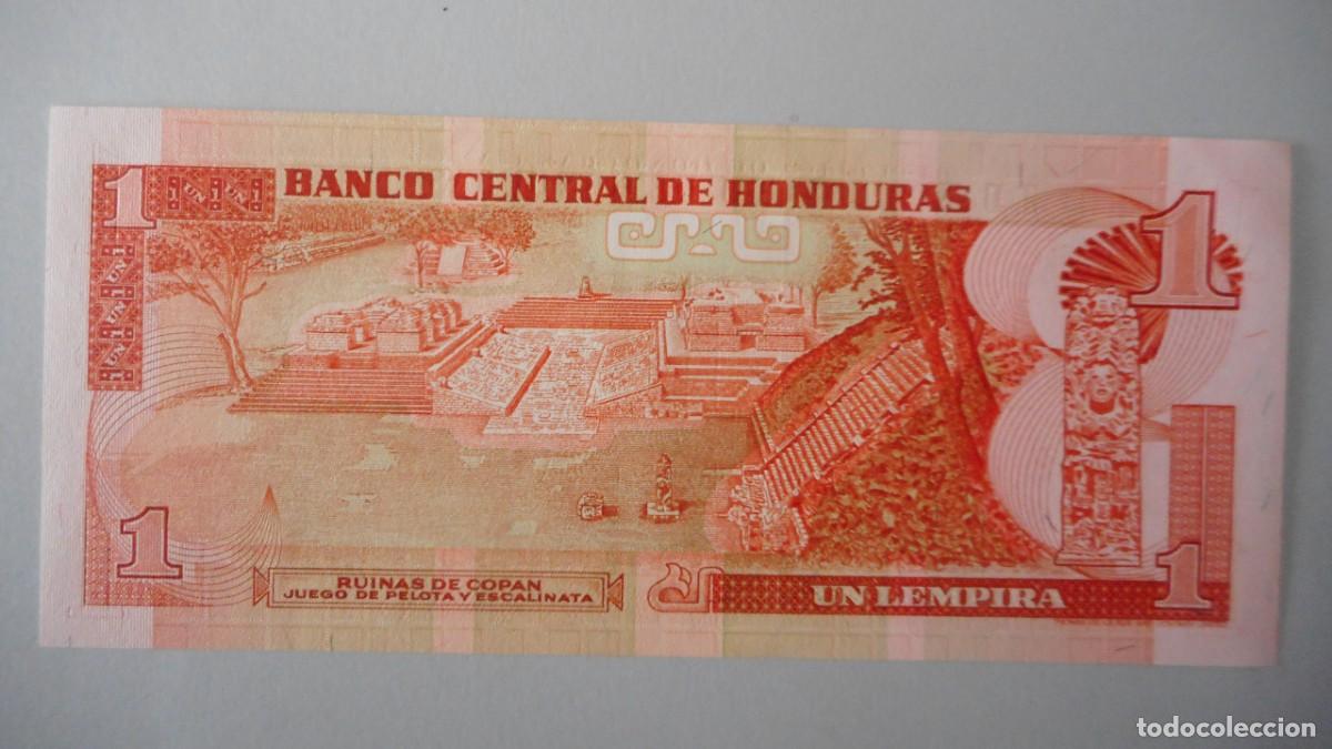 Billetes extranjeros: HONDURAS 1 LEMPIRA / PLANCHA - Foto 2