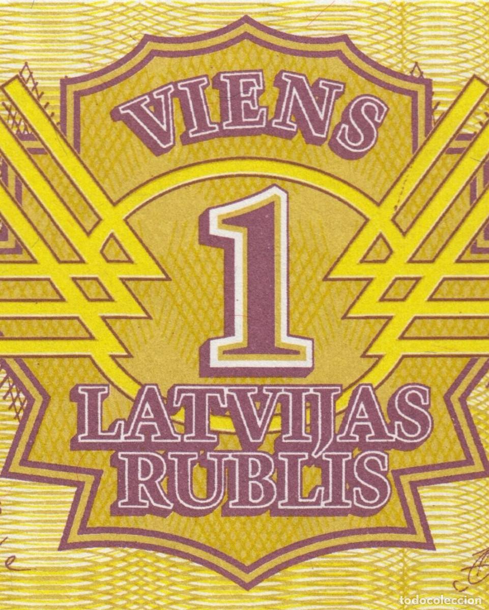 Billetes extranjeros: Letonia 1 Rublis 1992 Pick 35 SC - Foto 4