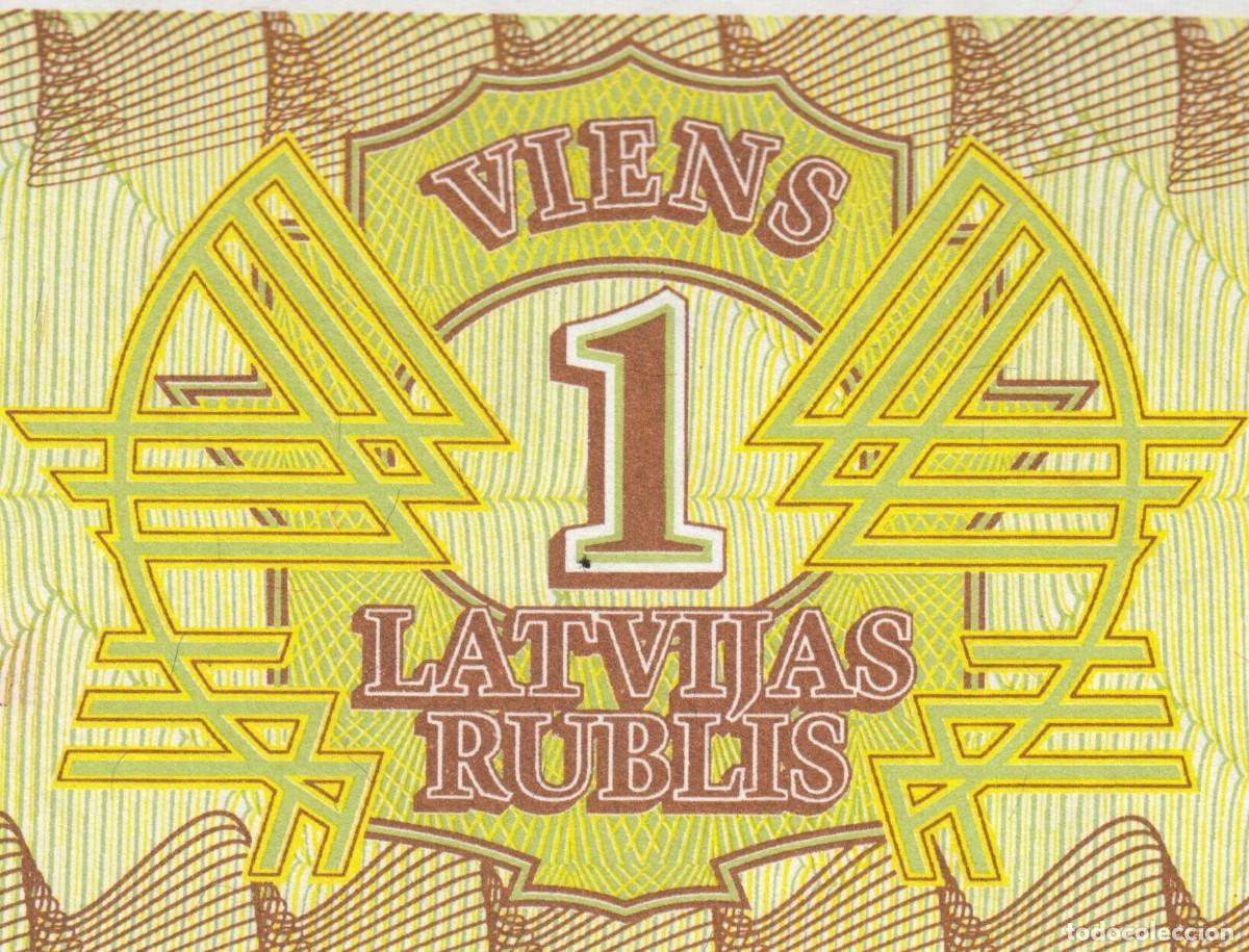 Billetes extranjeros: Letonia 1 Rublis 1992 Pick 35 SC - Foto 5