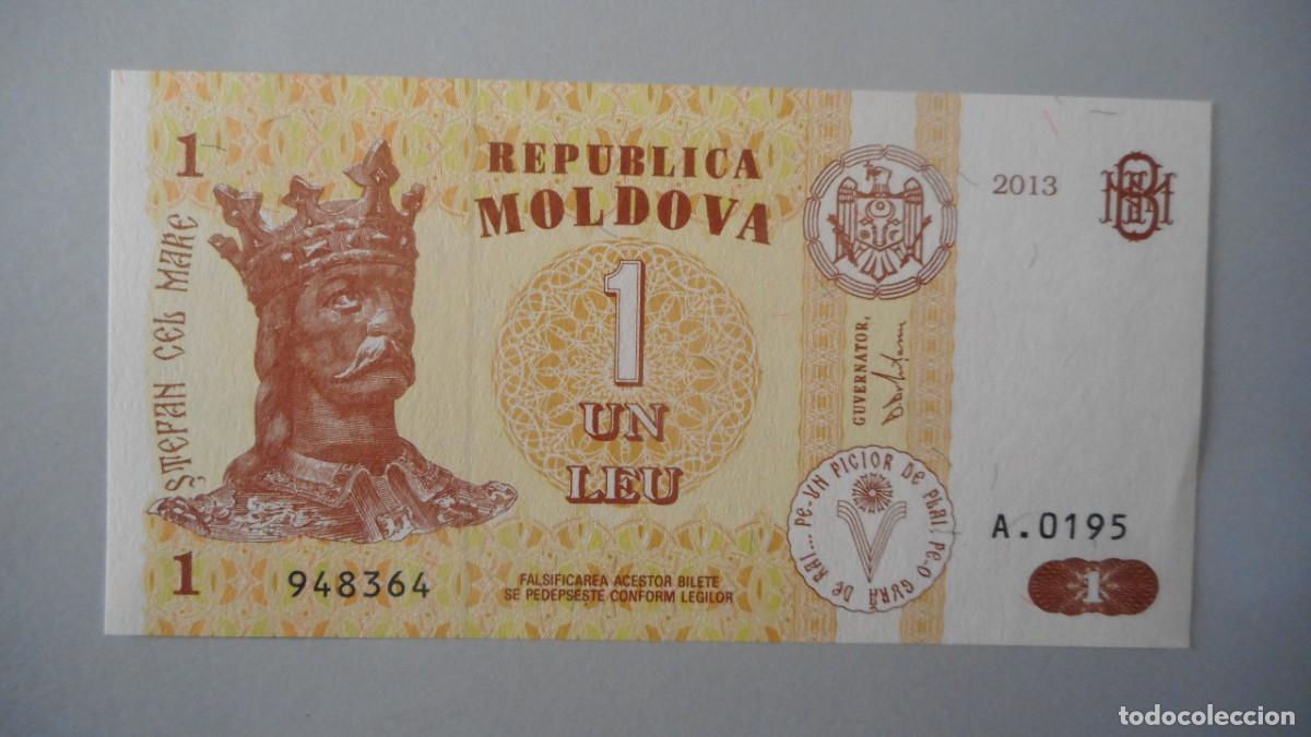 Billetes extranjeros: MOLDAVIA 1 LEU / PLANCHA - Foto 1
