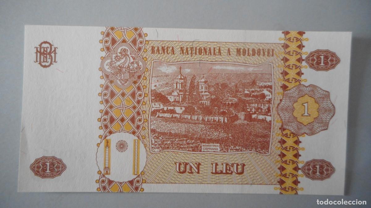 Billetes extranjeros: MOLDAVIA 1 LEU / PLANCHA - Foto 2