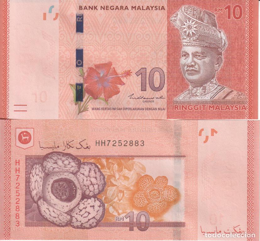 Billetes extranjeros: Malasia 10 Ringgit Pick 53 (c) SC/UNC - Foto 1