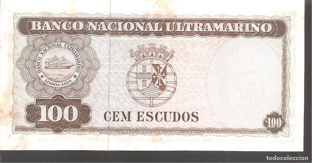 Billetes extranjeros: Billete TIMOR 100 Escudos 1963 SC- - Foto 2