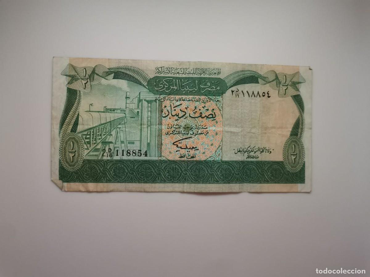 Billetes extranjeros: BILLETES LIBIA - 5 UDS. - Foto 4