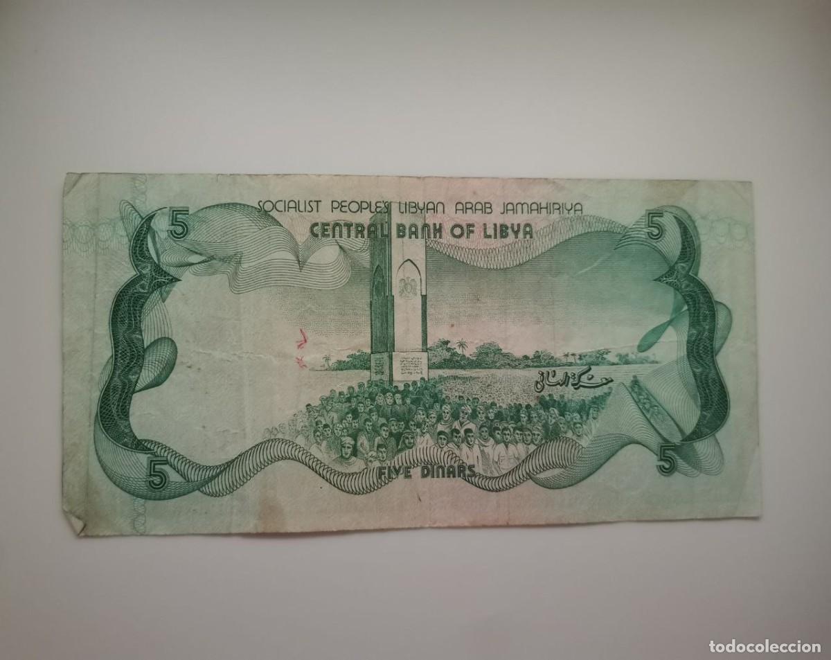 Billetes extranjeros: BILLETES LIBIA - 5 UDS. - Foto 7