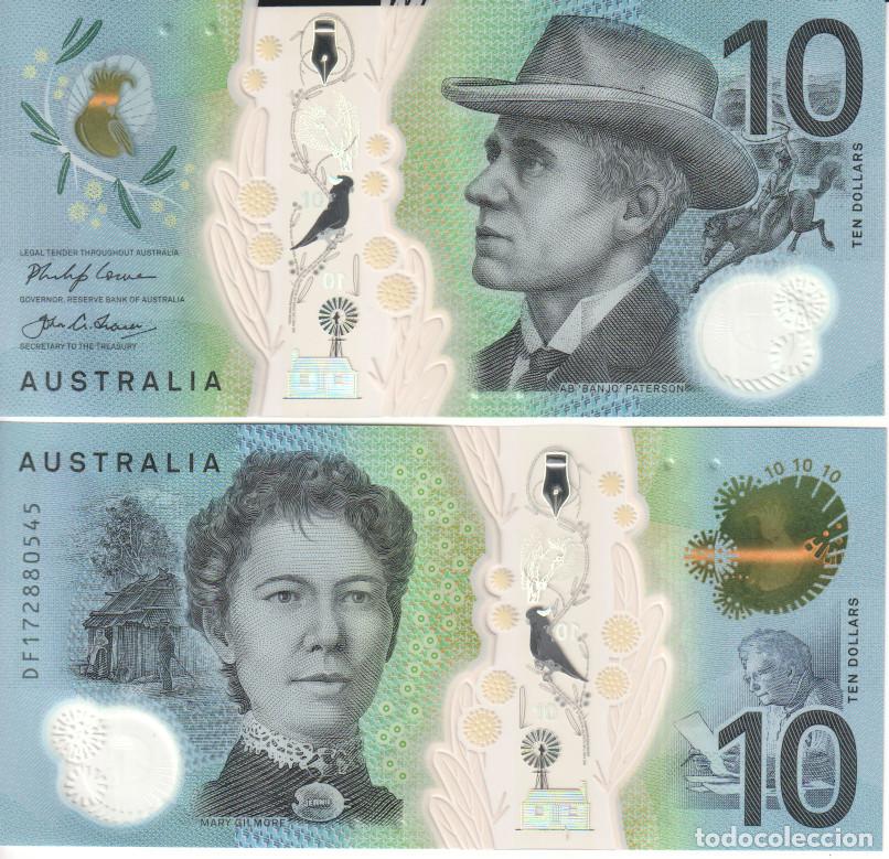 Billetes extranjeros: Australia 10 dollars del 2017 Pick 63 SC/UNC - Foto 1