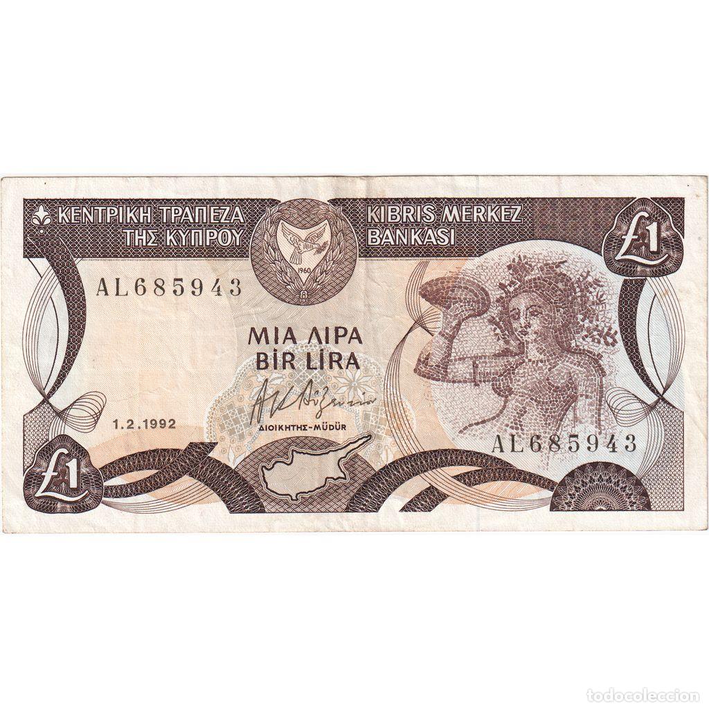 Billetes extranjeros: [#1296434] Chipre, 1 Pound, 1995-09-01, BC+ - Foto 1