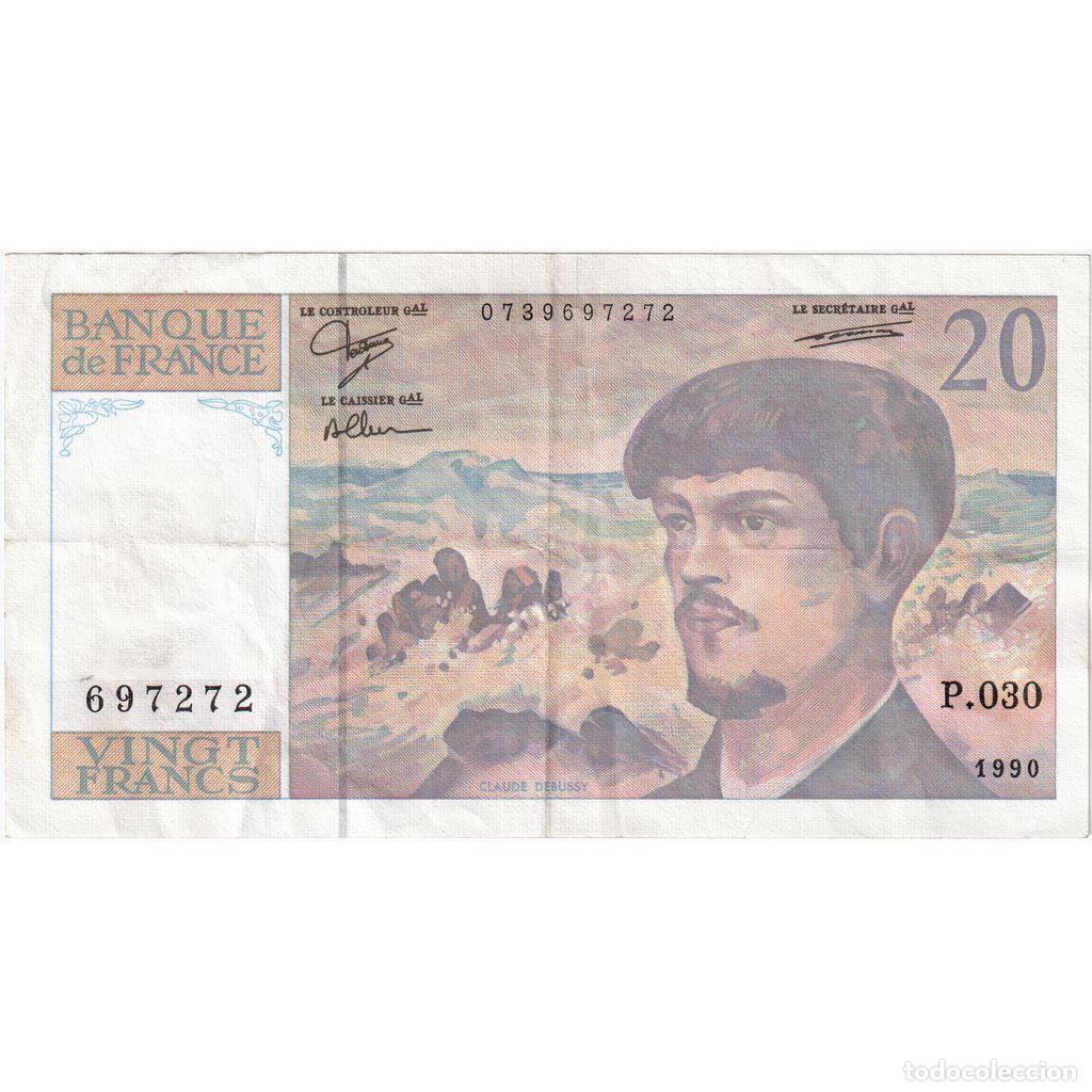 Billets internationaux: [#336806] Francia, 20 Francs, Debussy, P.030, BC+