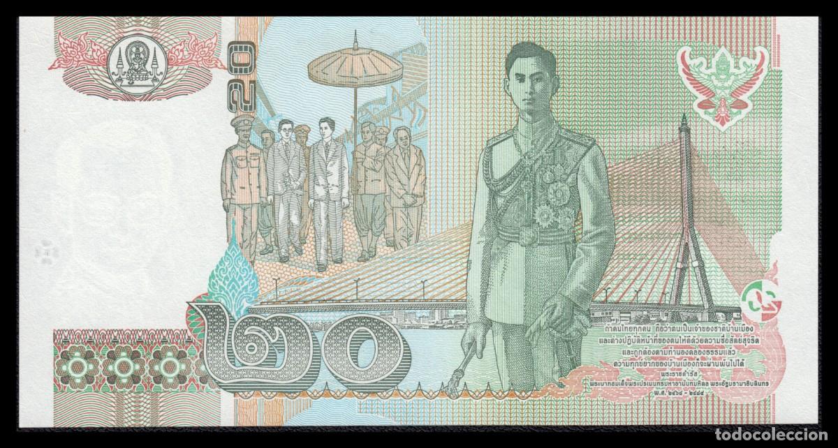 Billetes extranjeros: Tailandia 20 Bath 2003 Pick 109(13) - Foto 3