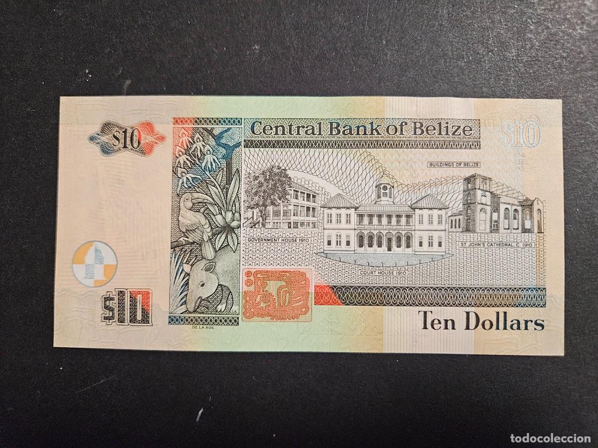Billetes extranjeros: BELIZE 10 DOLARES 2007 S/C P=68c - Foto 2