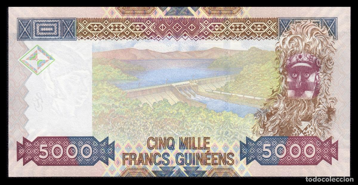 Billetes extranjeros: Guinea 5.000 Francs 2006 Pick 41a - Foto 3