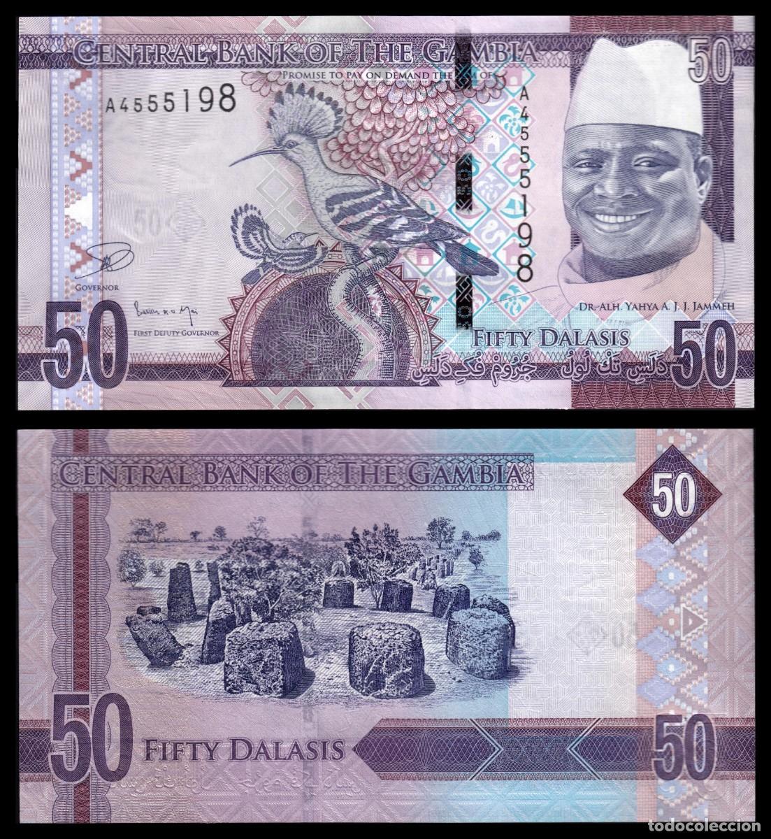 Billetes extranjeros: Gambia 50 Delasis 2015 Pick 34 - Foto 1