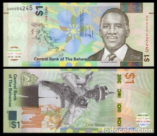 Billetes extranjeros: Bahamas 1 Dollar ND 2024 Pick 77b - Foto 1