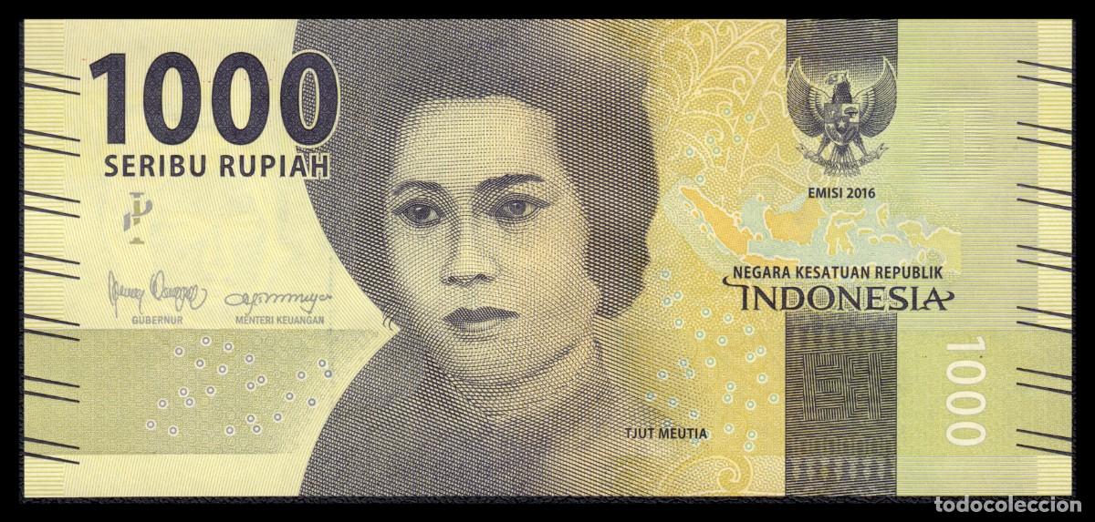 Billetes extranjeros: Indonesia 1.000 Rupiah 2021 Pick 154e - Foto 2