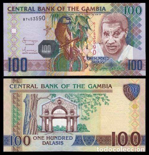 Billetes extranjeros: Gambia 100 Delasis 2013 Pick 29a - Foto 1